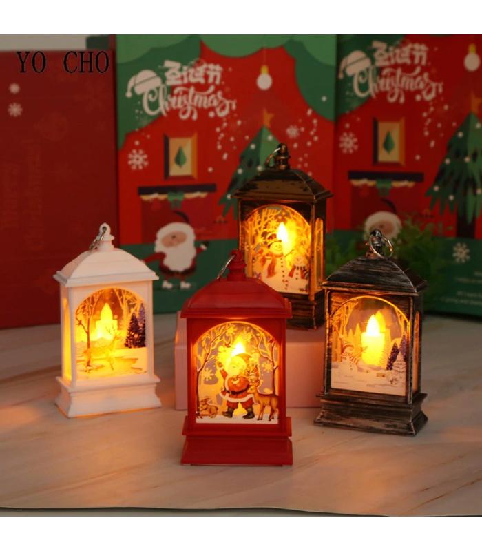 Dekorasyon yılbaşı mum LED Led mumlar noel ağacı dekorasyon Merry Christmas